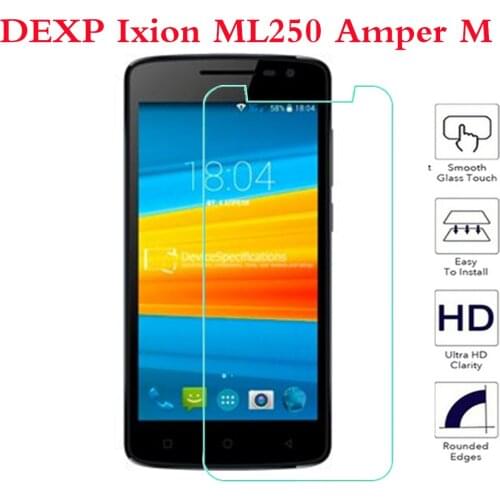 Screen Protector phone For DEXP Ixion ML250 Amper M phone Tempered Glass SmartPhone Film Protective Screen Cover