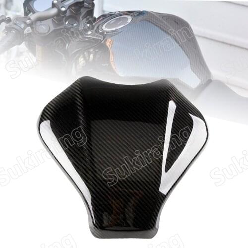 Motorcycle Real Carbon Fiber Twill glossy weave Tank Pad Sticker Tank Protect Cover Guard Fits For CB650R CBR650R 2019 2020