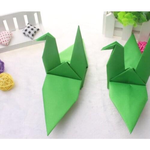 05 Home decor ceiling wedding room of the party with pure-color handmade wedding props paper crafts 25CM paper birds