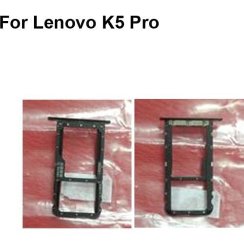 1PC For Lenovo K5 Pro L38041 New Tested Good Sim Card Holder Tray Card Slot For Lenovo K 5 Pro Sim Card Holder Replacement K5Pro