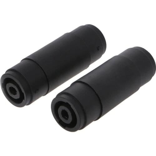 2 Pcs 4-Pin Pole Female To Female Speakon Coupler Adapter Audio Cable Connector L15