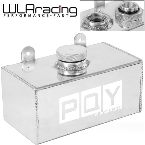 2L Aluminium Universal Polished Windscreen Washer Bottle Intercooler Spray Tank With Cap Kit Track Car WLR-TK20