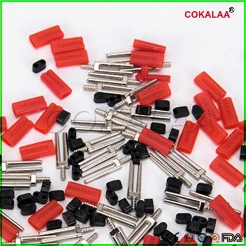 500sets 21MM Dental Laboratory Use Double Twin Pin with Plastic Easily used with Pindex Machine Length