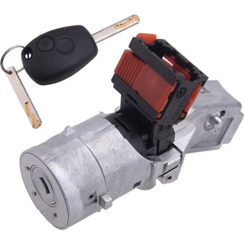 8200214168 7701208408 Car Ignition Lock Barrel Switch Keys Fit For Renault Master Trafic Wind Vauxhall Vivaro Nissan NV400 NV300