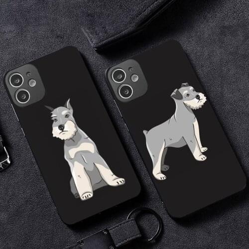 Schnauzer Phone Case for iPhone 12 11 mini pro XS MAX XR 8 7 6 6S Plus X 5S SE 2020