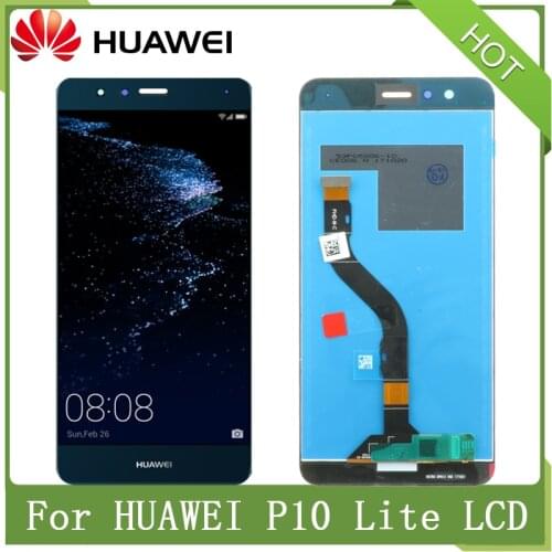 For 5.2Inch Original HUAWEI P10 Lite WAS-LX1 WAS-LX1A WAS-LX2 WAS-LX3 With Frame Replacement LCD Touch Screen Digitizer Assembly