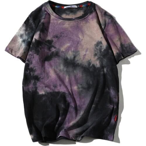 April MOMO 2021 Men INS Fashion Summer Short Sleeved Cotton T Shirts Tees Tops Male Casual Loose Style Oversized O Neck T Shirts