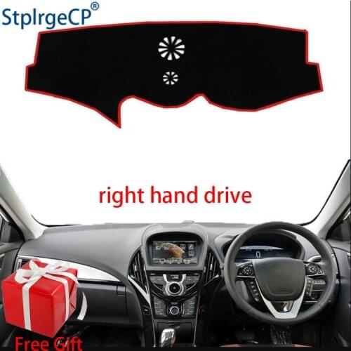 Car Dashboard Cover Mat for BYD QIN 2012 2013-2016 Right Hand Drive Dashmat Pad Dash Mat Covers Dashboard Accessories