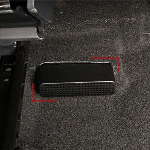 2X Car Under Seat Air Vent Cover Air Conditioning Outlet Covers Fit for Toyota C-HR CHR 2016 2017 2018 Accessories
