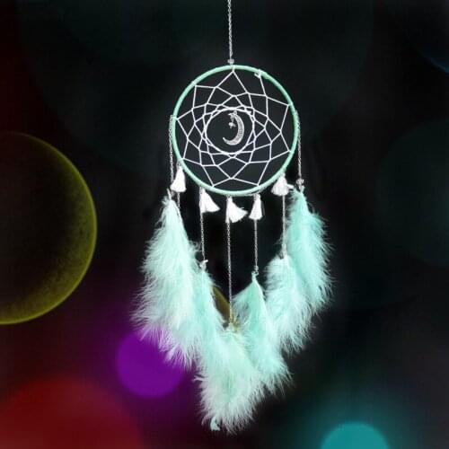 Moon Tassel Dream Catchers Decoration Sleep Catcher Kids Girls Baby Room Wall Hanging Decor Dreamcatcher Accessories