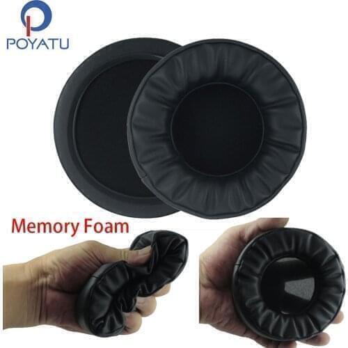 POYATU For ISK HD-9999 Ear Pads Headphone Earpads For ISK HD9999 Ear Pads Memory Sponge Earpads Earmuff Cushion Cover Leather