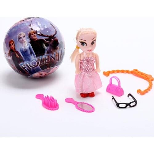 New Disney Frozen Blind Box Surprise Ball Girl Play House Toy OMG Ball Action Figure Toys for Children Girl Toys