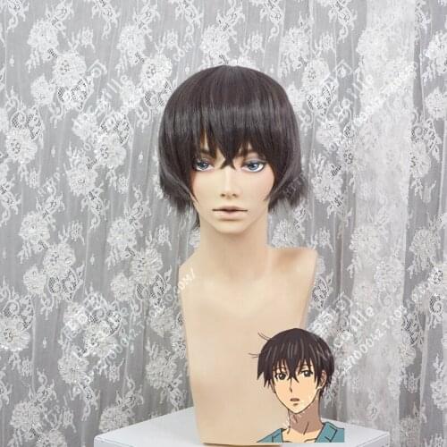 Anime My Roommate Is a Cat Subaru Mikazuki Wigs Heat Resistant Synthetic Hair Cosplay Costume Wig + Wig Cap