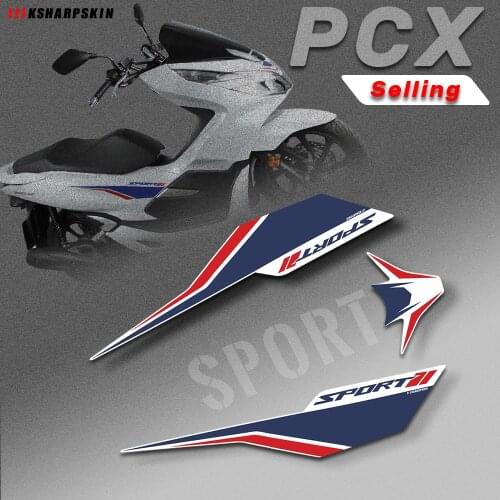 Motorcycle body front sticker side sticker waterproof protection reflective decal decorative film for Honda PCX pcx125 pcx150