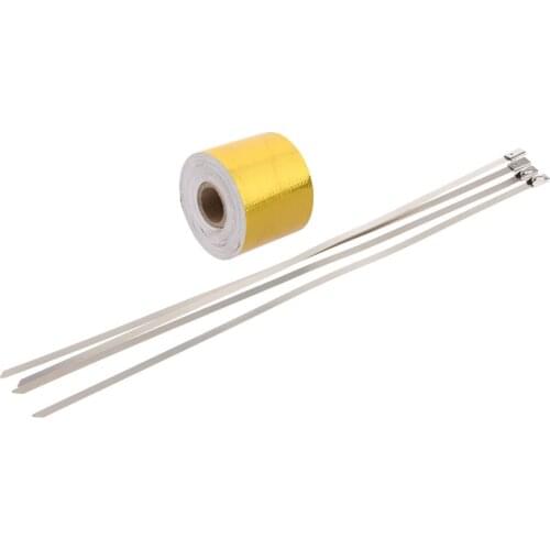 Self Adhesive Reflect a Gold Heat Wrap Barrier 2 inch x 30 Feet, Pack of 1