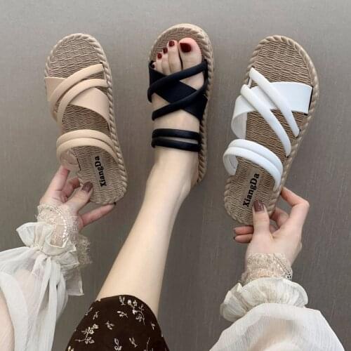 Women 2021 Summer Sandals Women Sandals Flat Flip Flops Quick-drying Slippers Indoor Outdoor Beach Universal Female Slippers