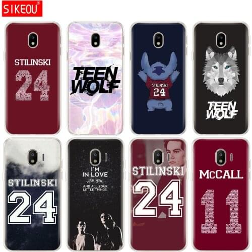 Silicone cover phone case for Samsung Galaxy J3 J5 J7 2017 J330 J530 J730 PRO j2 2018 Teen Wolf Stilinski 24