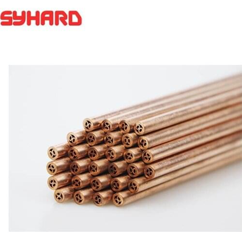 100pcs Copper Electrode Copper Tube Multihole Copper For Perforating Machine Length 500mm Diameter1.0/1.1/1.2/1.3/1.4/1.5mm