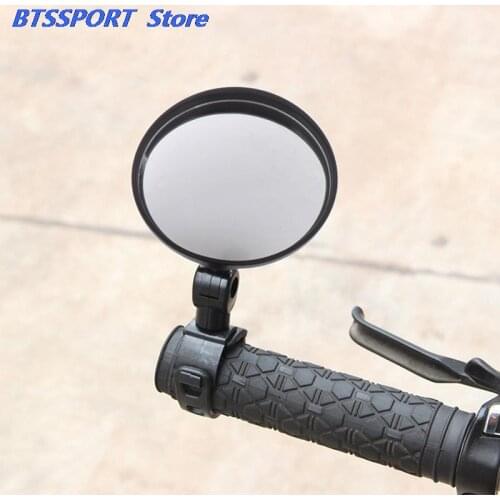 Bicycle Rearview Handlebar Mirrors Cycling Rear View MTB Bike Silicone Handle Rearview Mirror