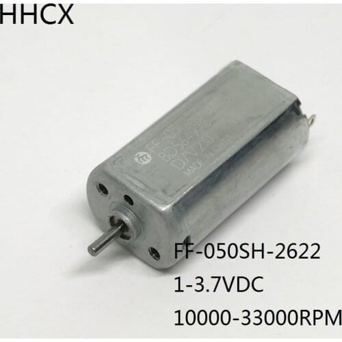 1 2 5PCS/LOT DC motor FF-050SH large torque small DC motor FF-050SH-2622 1-3.7VDC 10000-33000RPM MOTOR 050