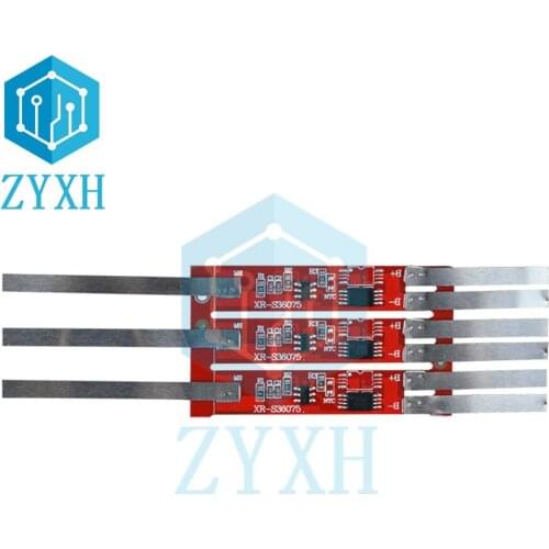 5 PCS/Lot BMS 2S 7.4V 3A 18650 Battery Charger Protection Board with Nickel Strip Weld For Power Bank/LED Light/Electric Tools