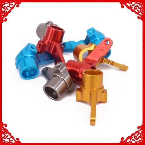 Aluminum 2PCS/set Steering Hub Carrier For Rc Hobby Model Car 1/10 Kyosho Optima 4Wd Steering Blocks Buggy Off-Road Hopup Parts