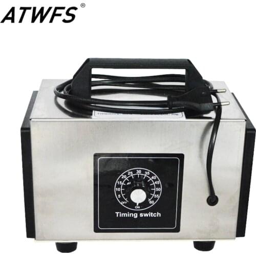 ATWFS 48g Ozone Generator 220v 20g/10g/h Air Purifier Ozonator Scent Machine Air Cleaner Ozon O3 Generator Ozonizer