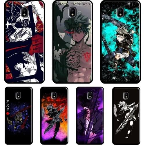Asta Black Clover Cover For Samsung Galaxy A8 A6 A7 A9 2018 J8 J4 J6 Plus J1 A3 A5 2016 J3 J7 J5 2017 Case