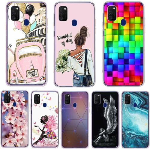 For Samsung M21 Case 6.4" Soft Silicon Tpu Cover For Samsung Galaxy M21 M 21 SM-M215 Phone Back Shell Bumper Funda