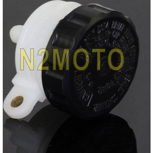 Black Motorcycle Fluid Brake Reservoir Clutch Tank Oil Cap for Honda Kawasaki Suzuki Yamaha