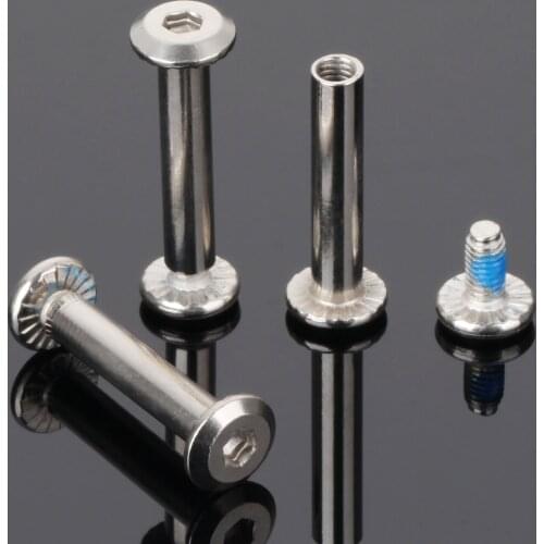 10PCS Roller Skates Parts Axle Male/ Female Screws for Child Kid Or Adult Free Skating Inline Skates Dia 6mm* 31mm/36mm