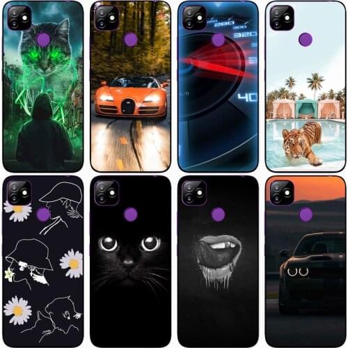 For ITEL VISION 1 Case Rose Wolf Cute Patterned Cover Soft Silicon Phone Case for Itel Vision 1 Top Quality