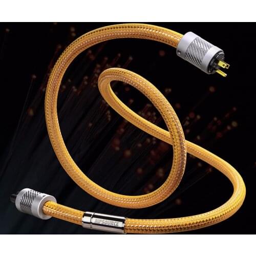 MPSource Poison AC Power Cord Cable 99.99997% OCC HiFi Speaker Audio Cables 24K Gold Plated Hi-End For Amplifier CD DVD