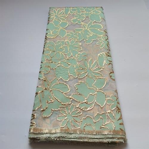 Newest design Wthie sequins Organza Lace Fabric african french tulle lace fabric high quality with sequins 5 yards/lot ogs0003