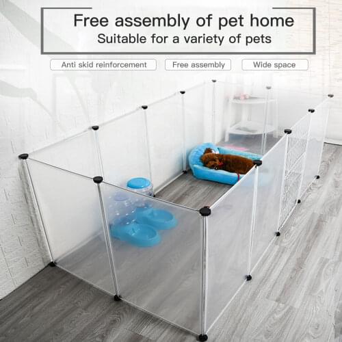 6/8/10 Panel Pet Playpen Crate Dog Fence Portable Puppy Kennel House Exercise Training Cage for Dogs Cats Rabbits Pet Supplies
