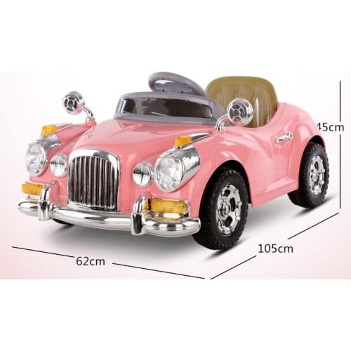 Music bluetooth remote control childrens electric car four-wheel toy car can sit on people to charge baby cartoon stroller