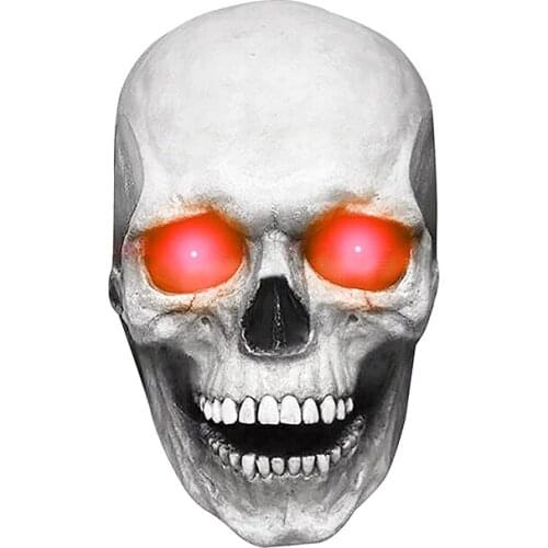 New Full Head Skull Mask Skeleton Mask Halloween Costume Horror Unisex Mask Helmet Creepy Realistic Masque Party Decors Newcomer