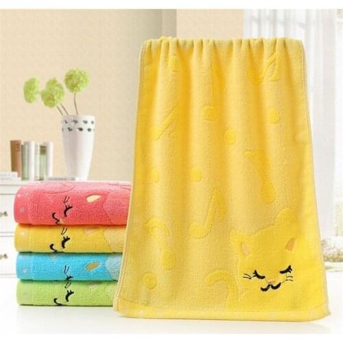 New Cute Microfiber Absorbent Drying Bath Beach Towel Washcloth Swimwear Baby Towel
