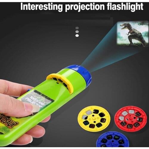 Balleenshiny Parent-child Interaction Puzzle Early Education Luminous Toy Animal Dinosaur Child Slide Projector Lamp Kids Toys