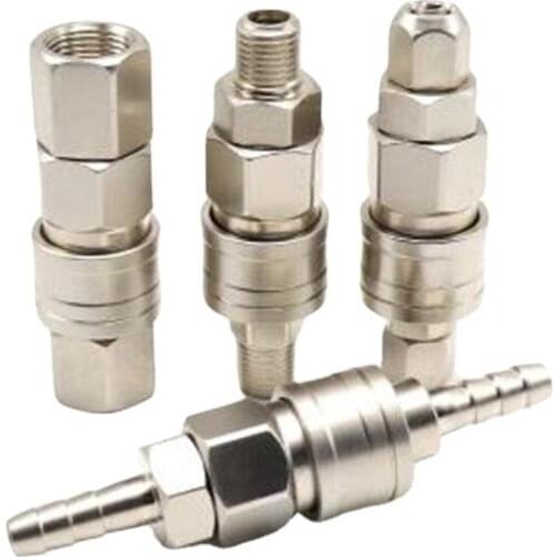 C-type pneumatic quick connector SMV round two-way quick-connect connector SMY round three ventilation pump air compressor