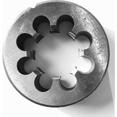 Free shipping 1PC 9Sicr steel made American standard UNF 1-1/2"-6/8/10/12/14/16/18/20/24/28TPI manual die for manual threading