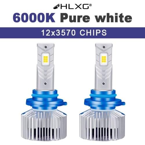 HLXG 30000LM 6000K H4 led H11 9005 9006 HB3 HB4 H8 H9 h7 LED luces headlight bulb lamp luz led h7 led auto lampada car Light 12V