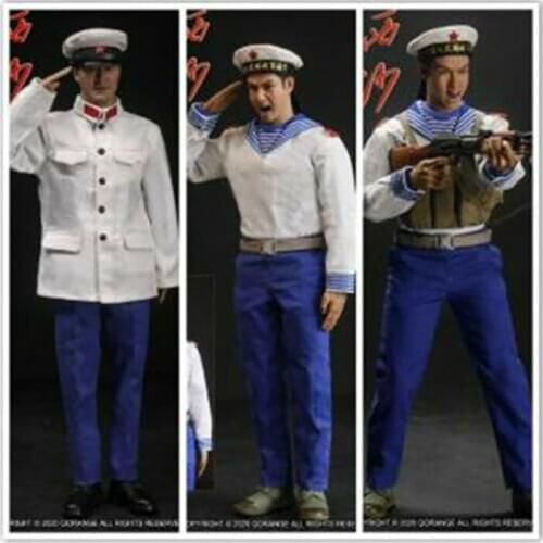 IN stock QOTOYS 1/6 Scale QOM-1013A Battle In Xisha Islands Army Clothing Props Set Fit 12" Male Action Figure Body
