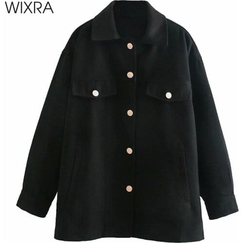 Женские черные куртки Wixra China At AliExpress