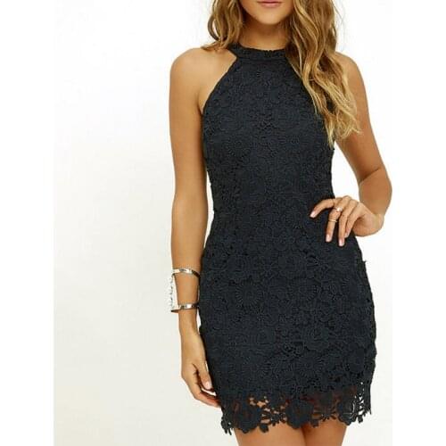 Sexy Lace Cold Shoulder Mini Womens Pencil Dress Hollow Out 5XL Bodycon Ladies Dresses 2021 Summer Fashion Female Dress