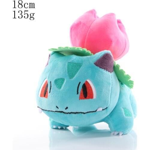 1pcs 18cm TAKARA TOMY Pokemon Cute Ivysaur Plush Toys Dolls Ivysaur Plush Toys Soft Stuffed Plush Toys Children Kids for Gifts