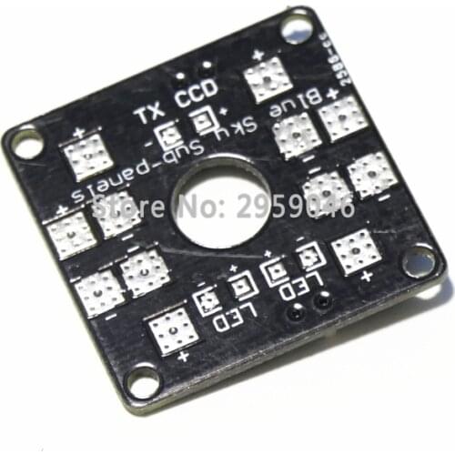 10pcs CC3D PDB power distribution board PCB for FPV zmr250 QAV250 integrated dual switch to control the led