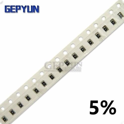 100Pcs 0805 SMD 5% resistor 0R ~ 10M 0 1 10 100 150 220 330 ohm 1K 2.2K 10K 100K 0R 1R 10R 100R 150R 220R 330R Gepyun resistance