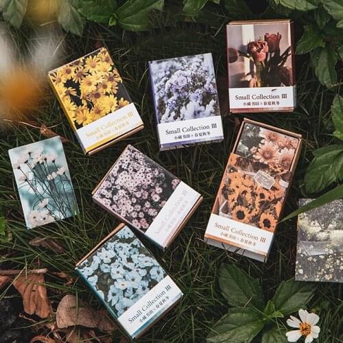 100Pcs/Box Vintage Story Kraft Paper Scrapbooking Card Making Journaling Project