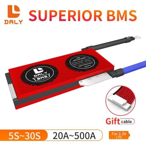 18650 6s LTO bms 14.4v 20A 40A 60A lithium battery management system board LTO bms pcm pcb for Solar energy store